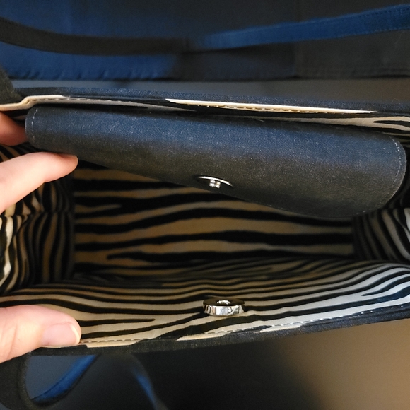 Kate Spade New York Black Denim Shoulder Bag - Picture 5 of 6